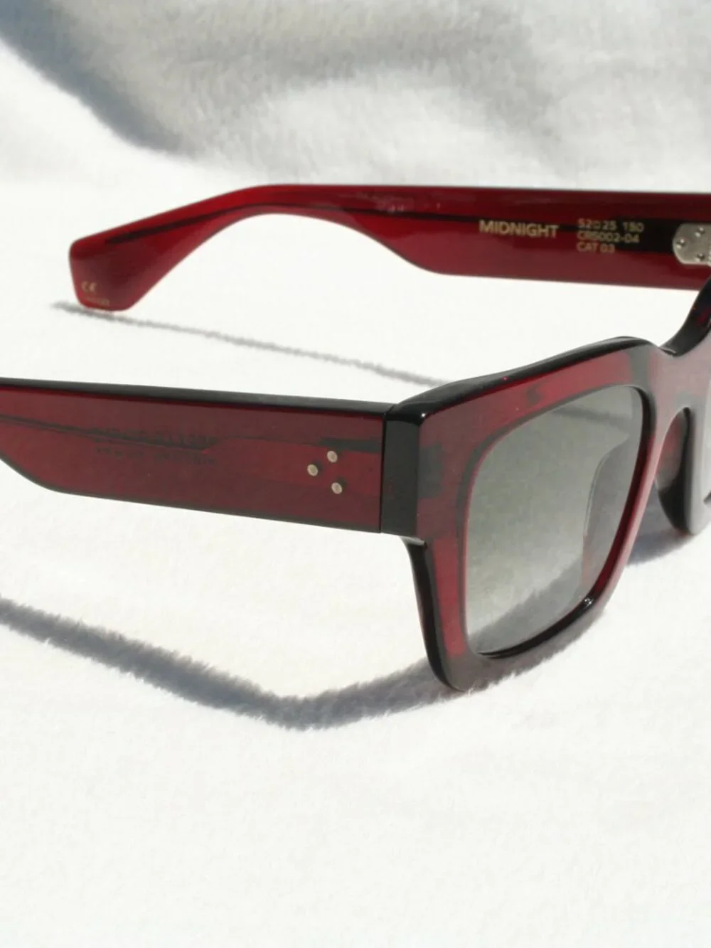 NOS Red Robert La Roche x Christoph Rumpf Midnight Sunglasses Luxury High End